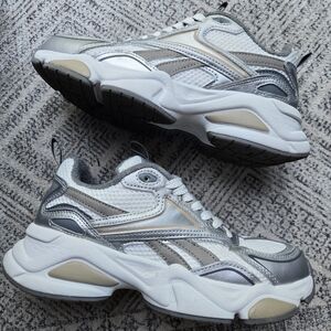 Reebok Women's Sneakers - White, Gray, Silver